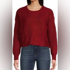 A.Byer Raglan Women’s Red Knit Sweater